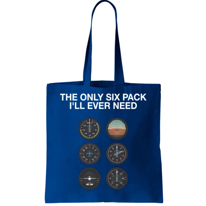 Hilarious Pilot Six Pack Great Gift Tote Bag