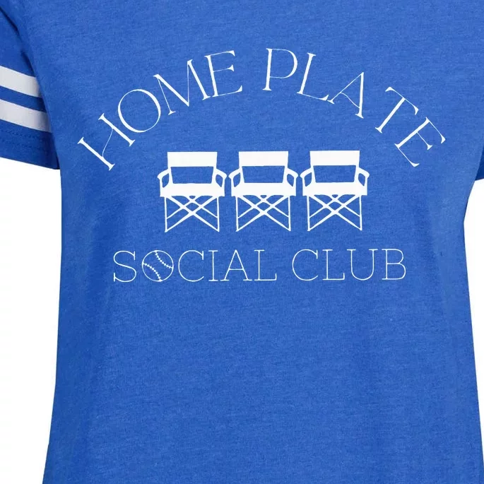 Home Plate Social Club Enza Ladies Jersey Football T-Shirt