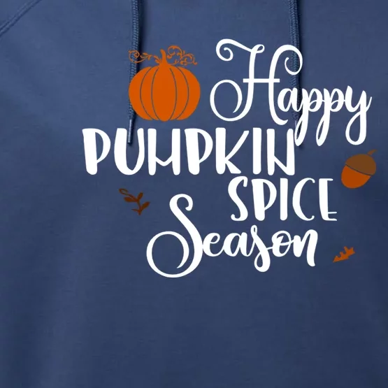 Happy Pumpkin Spice Season Performance Fleece Hoodie