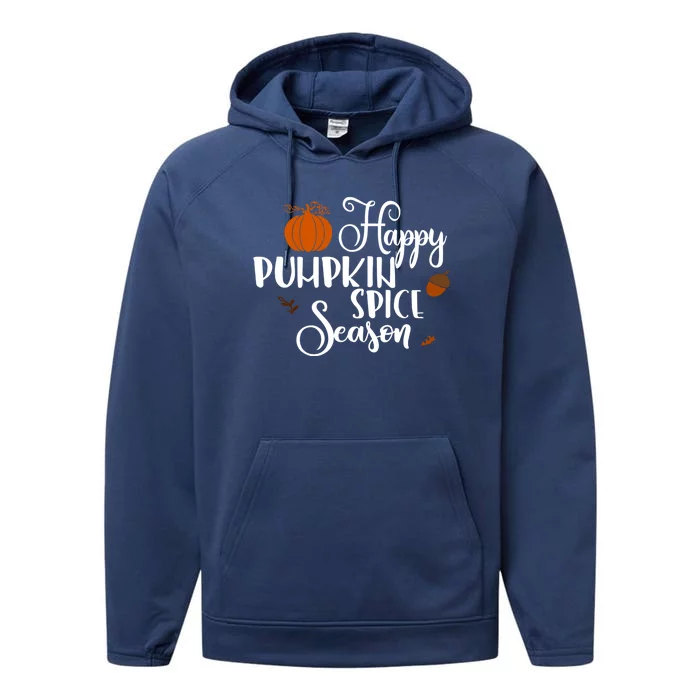 Happy Pumpkin Spice Season Performance Fleece Hoodie