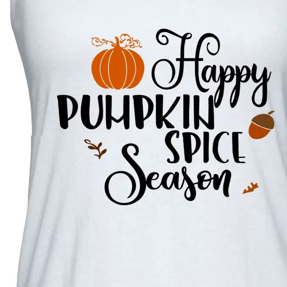 Happy Pumpkin Spice Season Ladies Essential Flowy Tank