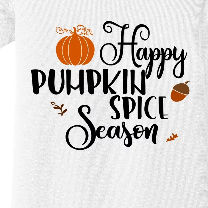 Happy Pumpkin Spice Season Baby Bodysuit