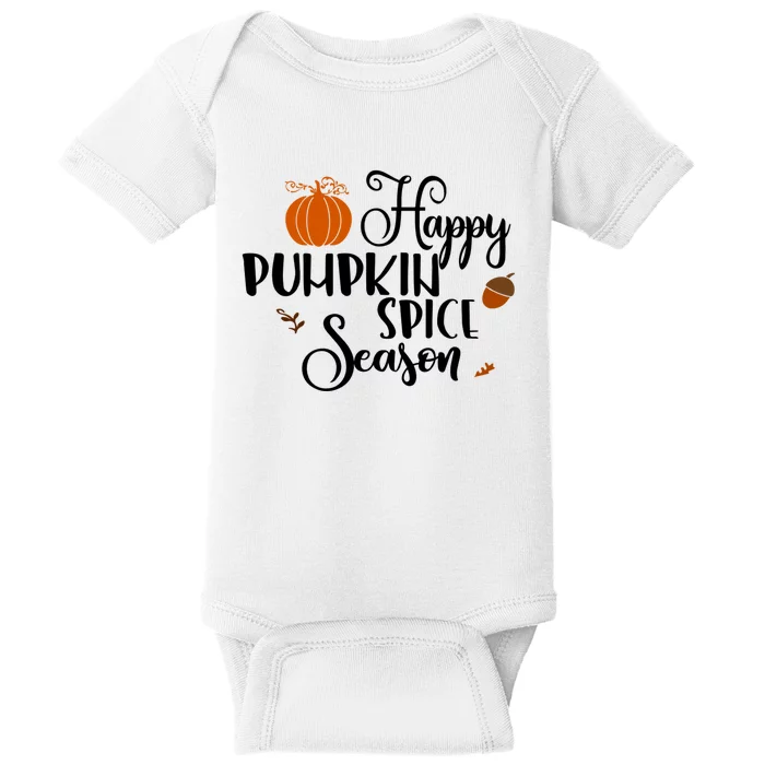 Happy Pumpkin Spice Season Baby Bodysuit