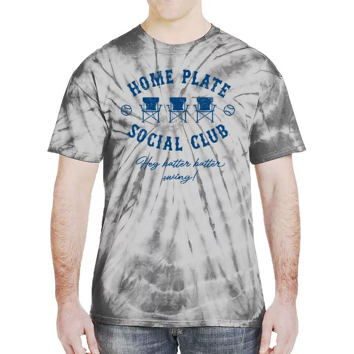 Home Plate Social Club Hey Batter Batter Swing Baseball Tie-Dye T-Shirt