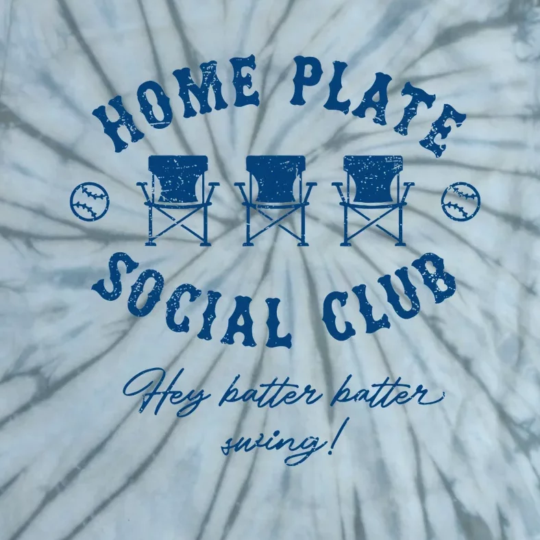 Home Plate Social Club Hey Batter Batter Swing Baseball Tie-Dye T-Shirt