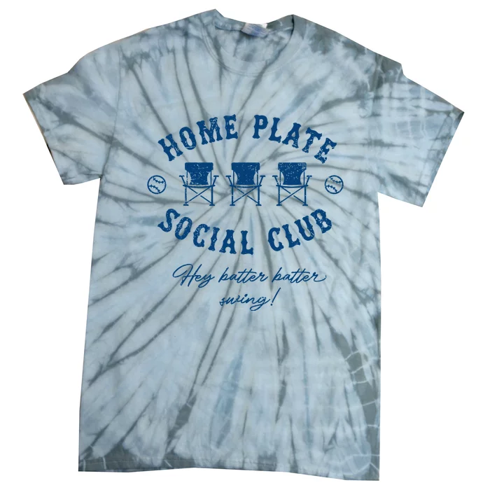 Home Plate Social Club Hey Batter Batter Swing Baseball Tie-Dye T-Shirt