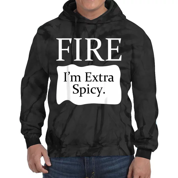 Hot Packet Sauce Halloween Taco Costume Tie Dye Hoodie