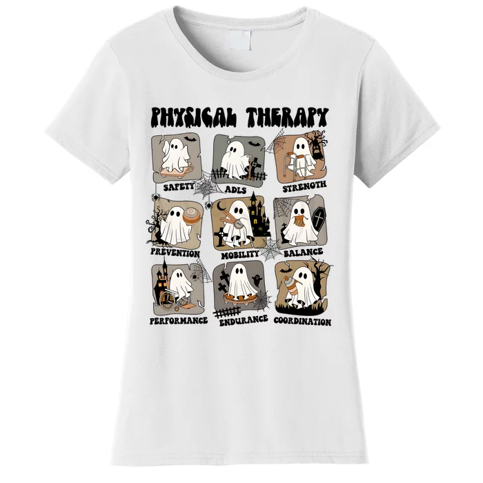 Halloween Physical Therapy Pt Ghosts Women's T-Shirt