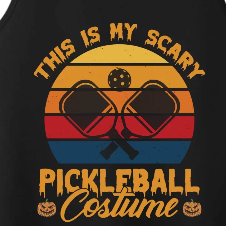 Halloween Pickleball Tee My Scary Pickleball Costume Great Gift Performance Tank