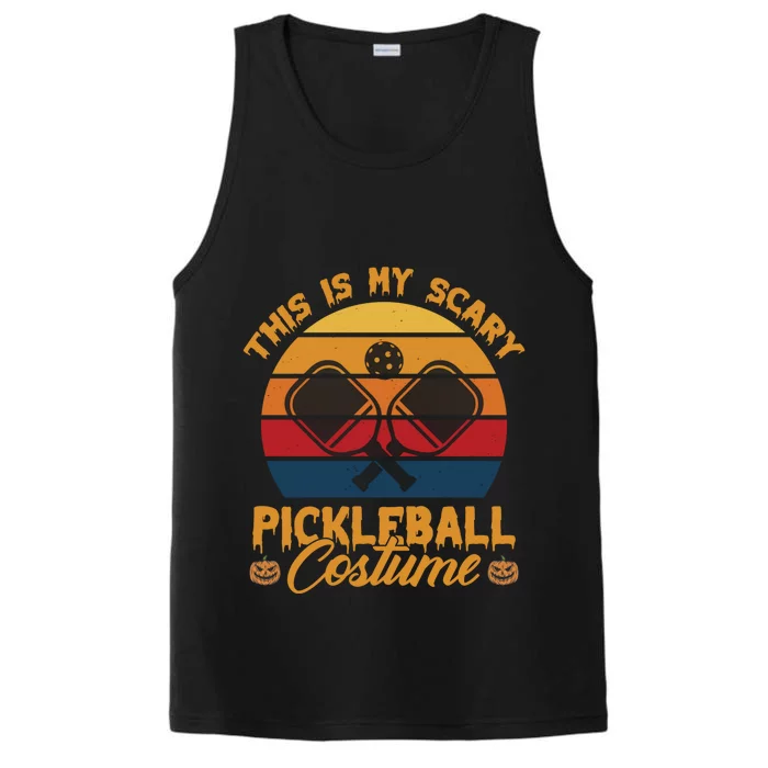 Halloween Pickleball Tee My Scary Pickleball Costume Great Gift Performance Tank