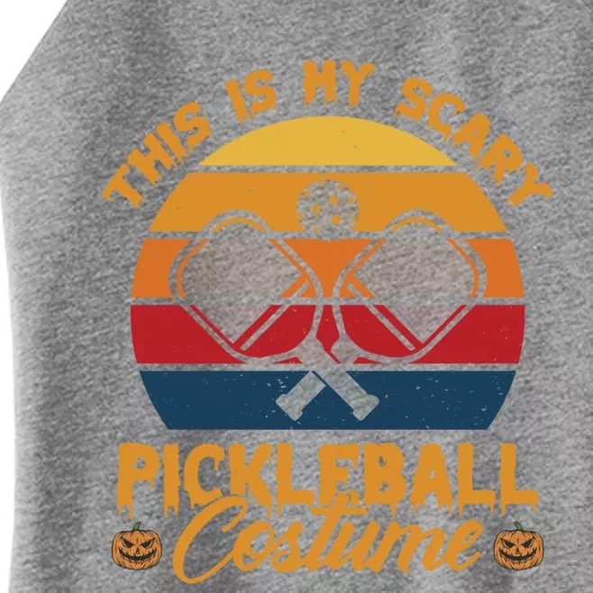 Halloween Pickleball Tee My Scary Pickleball Costume Great Gift Women’s Perfect Tri Rocker Tank