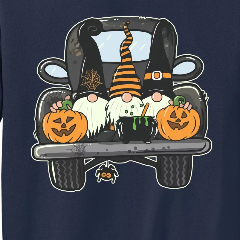 Halloween Pickup Truck Gnomes Sweatshirt