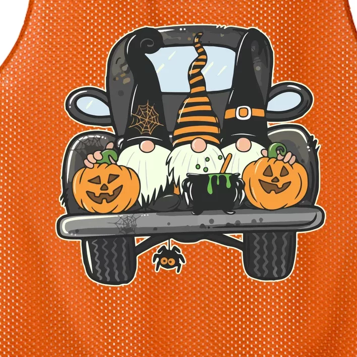 Halloween Pickup Truck Gnomes Mesh Reversible Basketball Jersey Tank