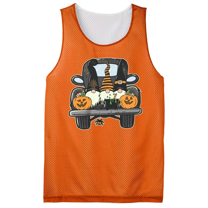 Halloween Pickup Truck Gnomes Mesh Reversible Basketball Jersey Tank