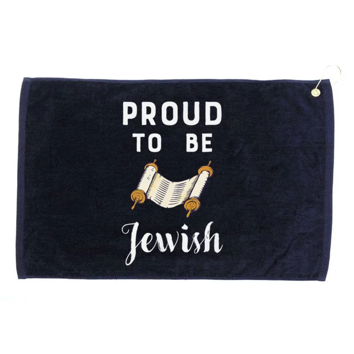 Hanukkah Proud To Be Jewish I Hebrew Jew Jewish Grommeted Golf Towel