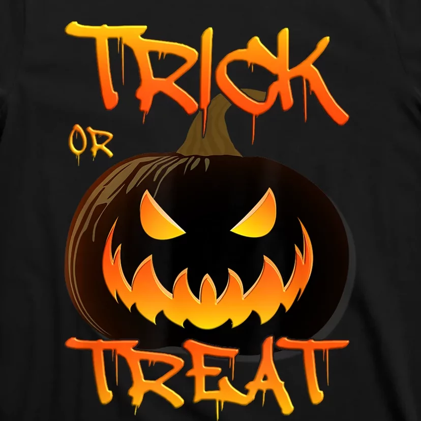 Halloween Pumpkin Trick Or Treat Costume Fancy Dress T-Shirt