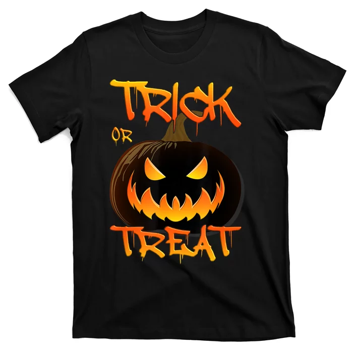 Halloween Pumpkin Trick Or Treat Costume Fancy Dress T-Shirt