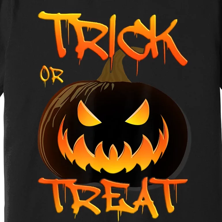 Halloween Pumpkin Trick Or Treat Costume Fancy Dress Premium T-Shirt