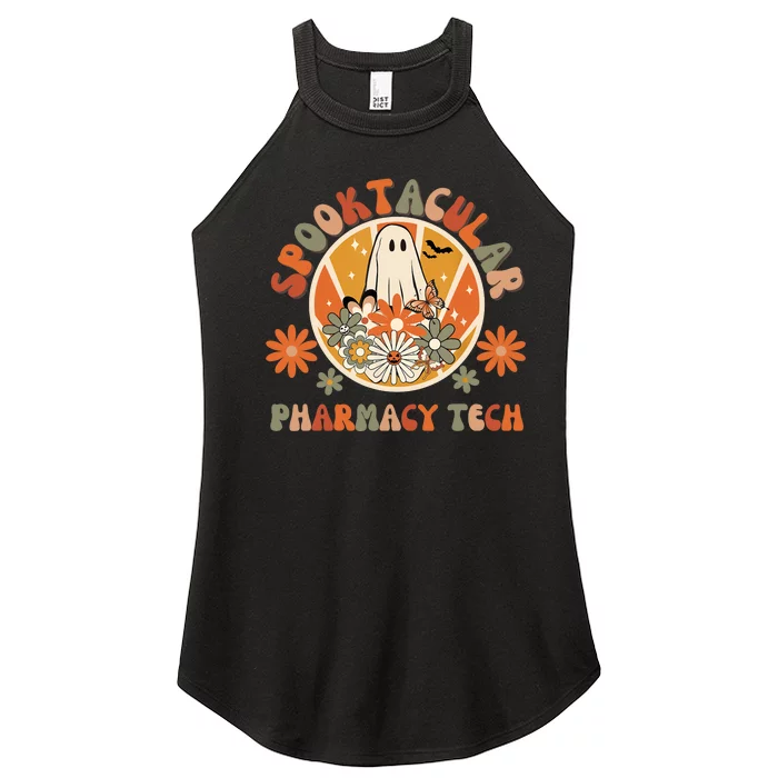 Halloween Pharmacy Tech Spooktacular Pharmacy Technician Women’s Perfect Tri Rocker Tank