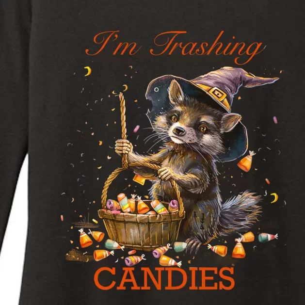 Halloween Pumpkin Trick And Treats Womens CVC Long Sleeve Shirt