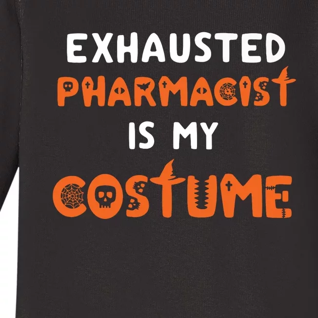 Halloween Pharmacy Team Humor Pharmacist Costume Funny Premium Baby Long Sleeve Bodysuit