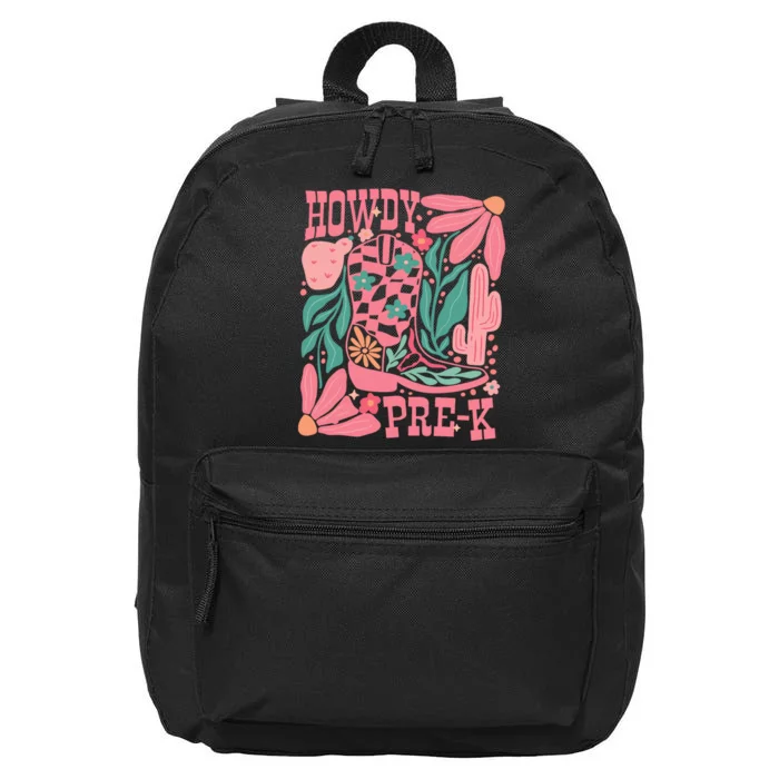 Howdy Prek Teacher Life School 16 in Basic Backpack