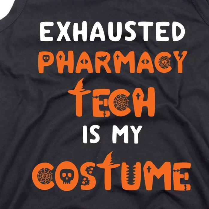 Halloween Pharmacy Tech Humor Pharmacist Costume Funny Tank Top