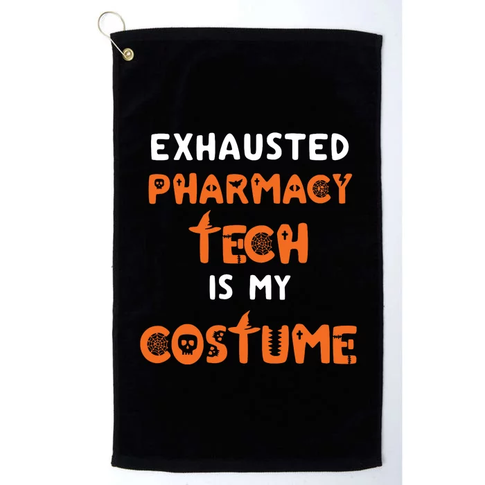 Halloween Pharmacy Tech Humor Pharmacist Costume Funny Platinum Collection Golf Towel