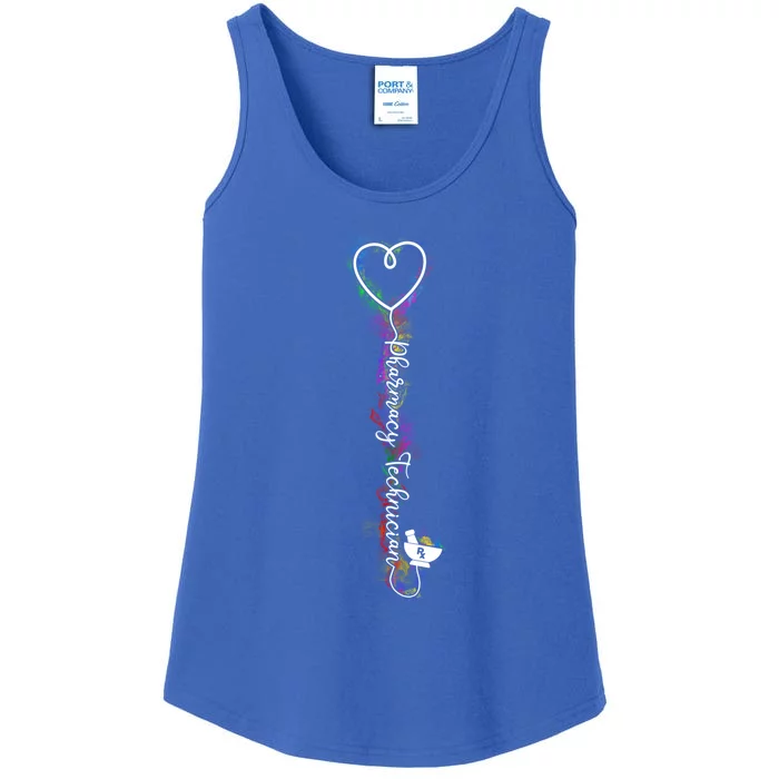 Heart Pharmacy Technician Funny Gift Ladies Essential Tank