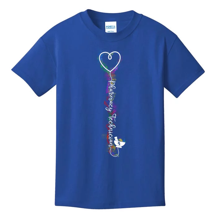 Heart Pharmacy Technician Funny Gift Kids T-Shirt