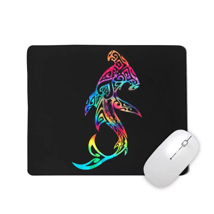 Hawaii Polynesian Tribal Hammerhead Shark Aloha Ocean Mousepad