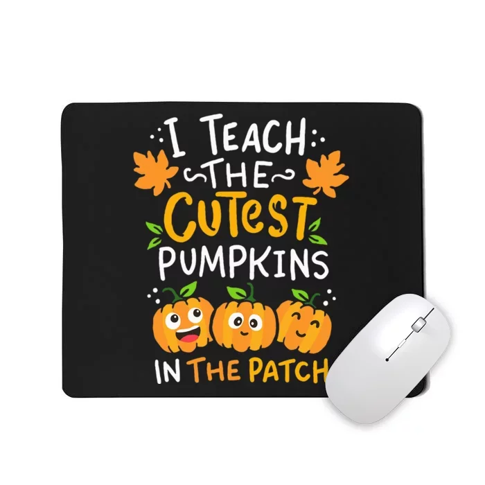 Halloween Pumpkin Teacher Costume for PreK and Kindergarten Mousepad