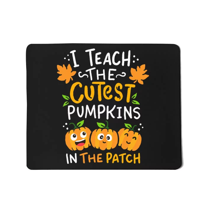 Halloween Pumpkin Teacher Costume for PreK and Kindergarten Mousepad