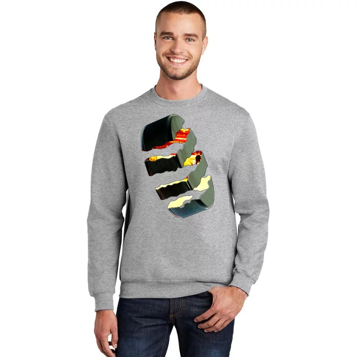 Hockey Puck Tear Sweatshirt