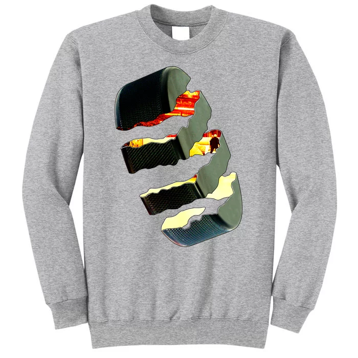 Hockey Puck Tear Sweatshirt