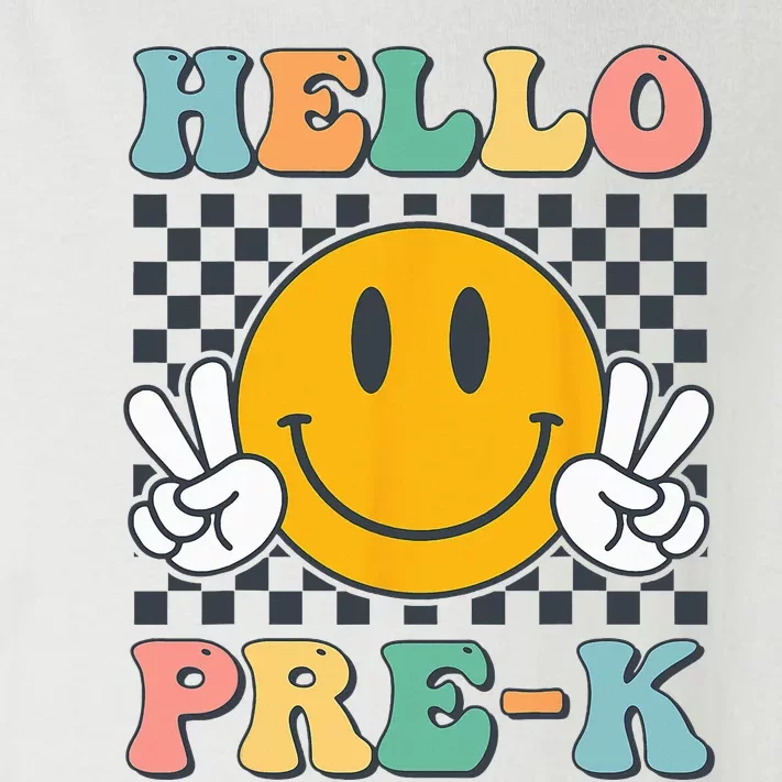 Hello PreK Teachers Smile Team Pre K Back to School Toddler Long Sleeve Shirt