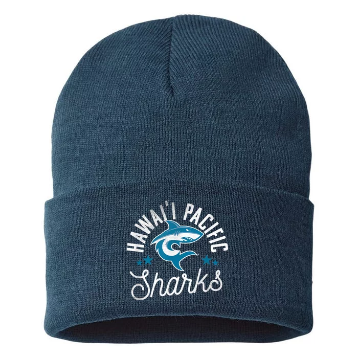 Hawaii Pacific University HPU Sharks Logo Sustainable Knit Beanie