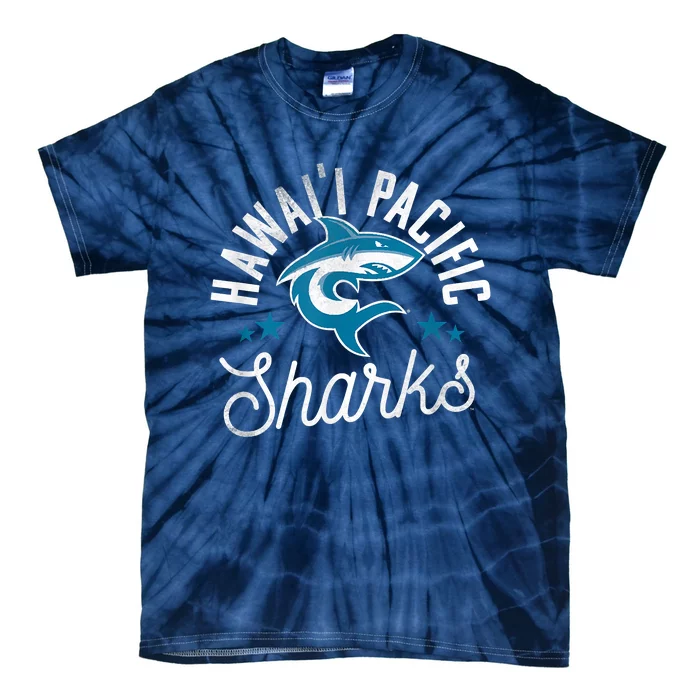 Hawaii Pacific University HPU Sharks Logo Tie-Dye T-Shirt