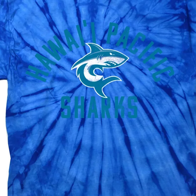 Hawaii Pacific University Hpu Sharks Large Gift Tie-Dye T-Shirt