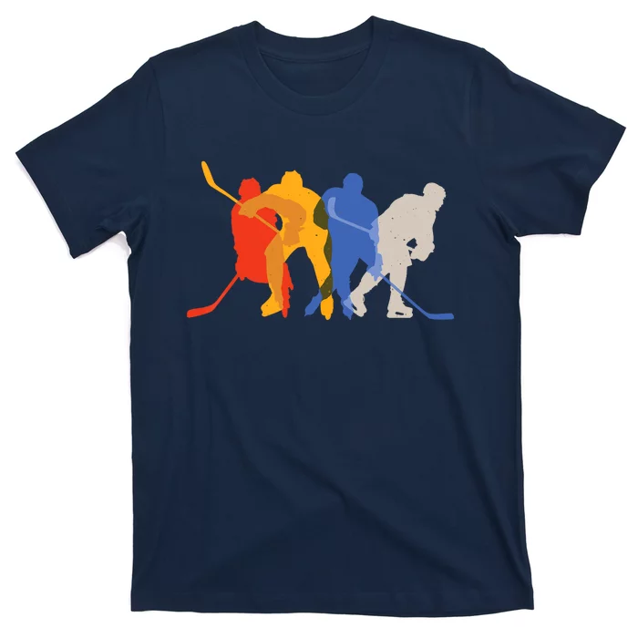 Hockey Players Vintage Retro Sports Gift T-Shirt