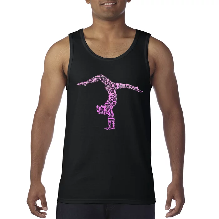 H2O Polo Water Polo Player On Funny Water Polo Tank Top