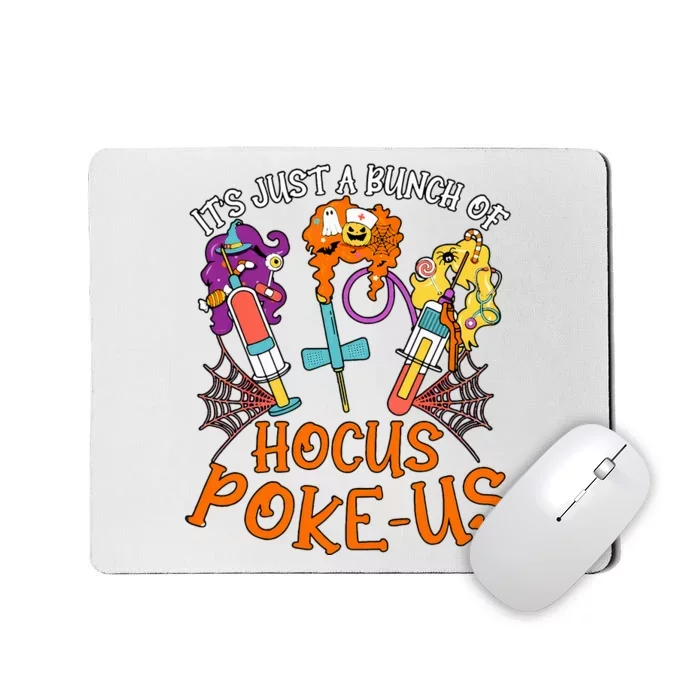 Hocus Pokeus Witch Nurse Halloween Medical Lab Tech Spooky Mousepad