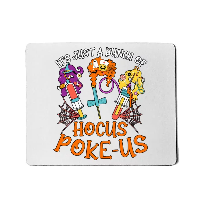 Hocus Pokeus Witch Nurse Halloween Medical Lab Tech Spooky Mousepad