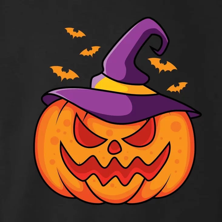 Halloween Pumpkin Witch Toddler Hoodie