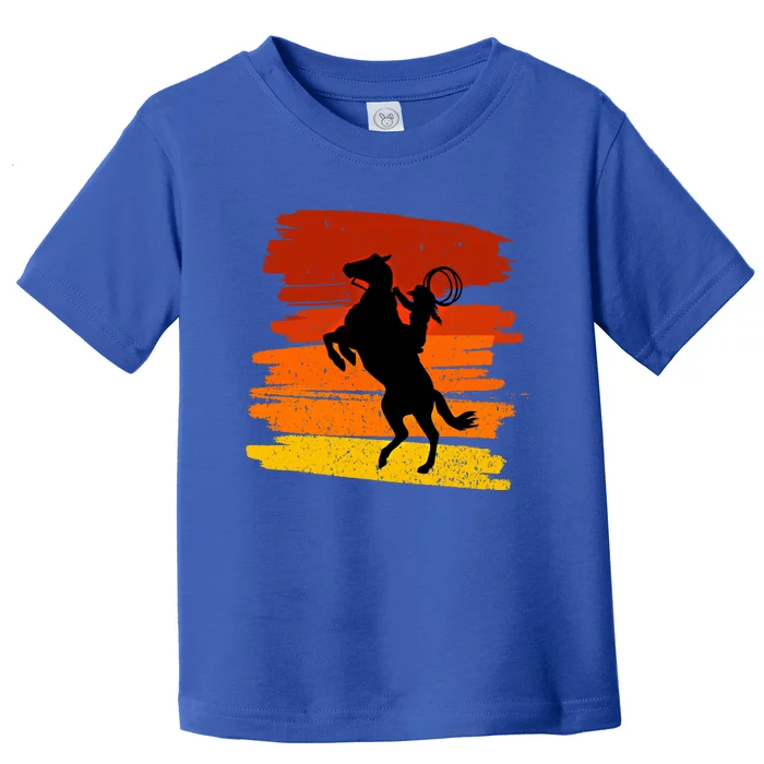 Horse Power With Wild Cow For Country Lovers Gift Toddler T-Shirt