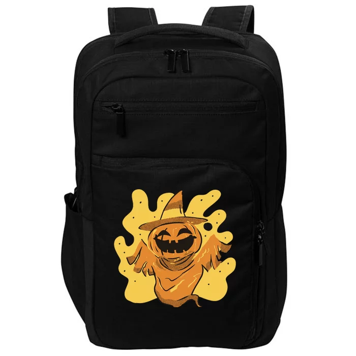 Halloween Pumpkin Witch Impact Tech Backpack