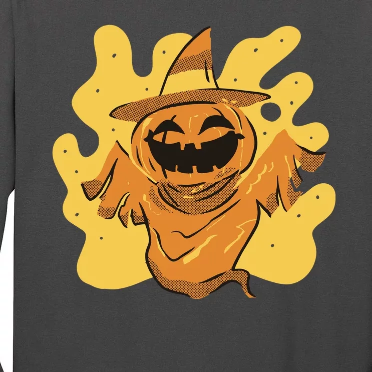 Halloween Pumpkin Witch Tall Long Sleeve T-Shirt