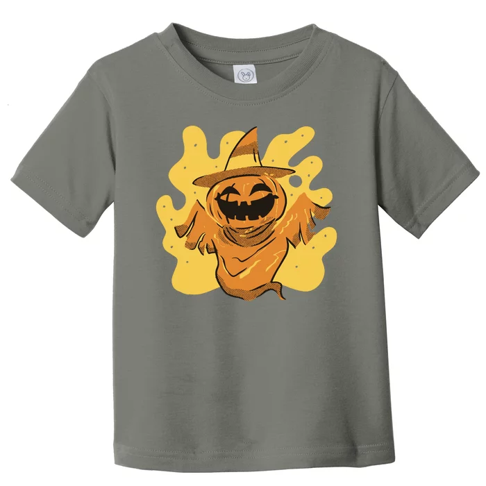 Halloween Pumpkin Witch Toddler T-Shirt