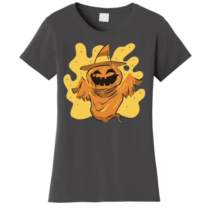 Halloween Pumpkin Witch Women's T-Shirt