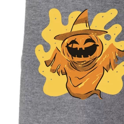 Halloween Pumpkin Witch Doggie 3-End Fleece Hoodie